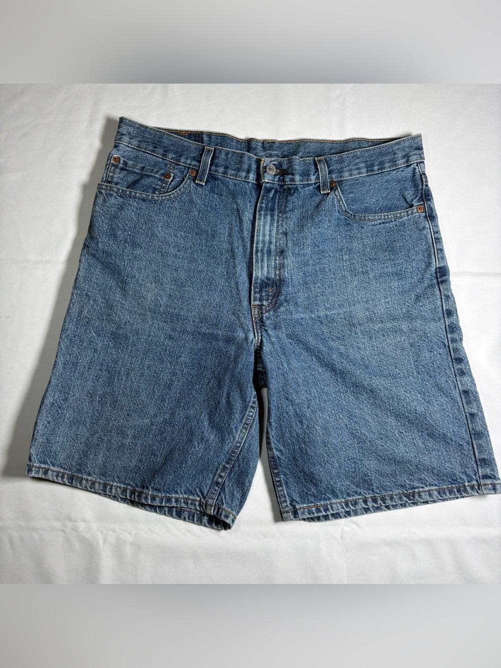 Levi’s 550 Relaxed Fit Denim Shorts Men’s W36 Light Wash 100% Cotton